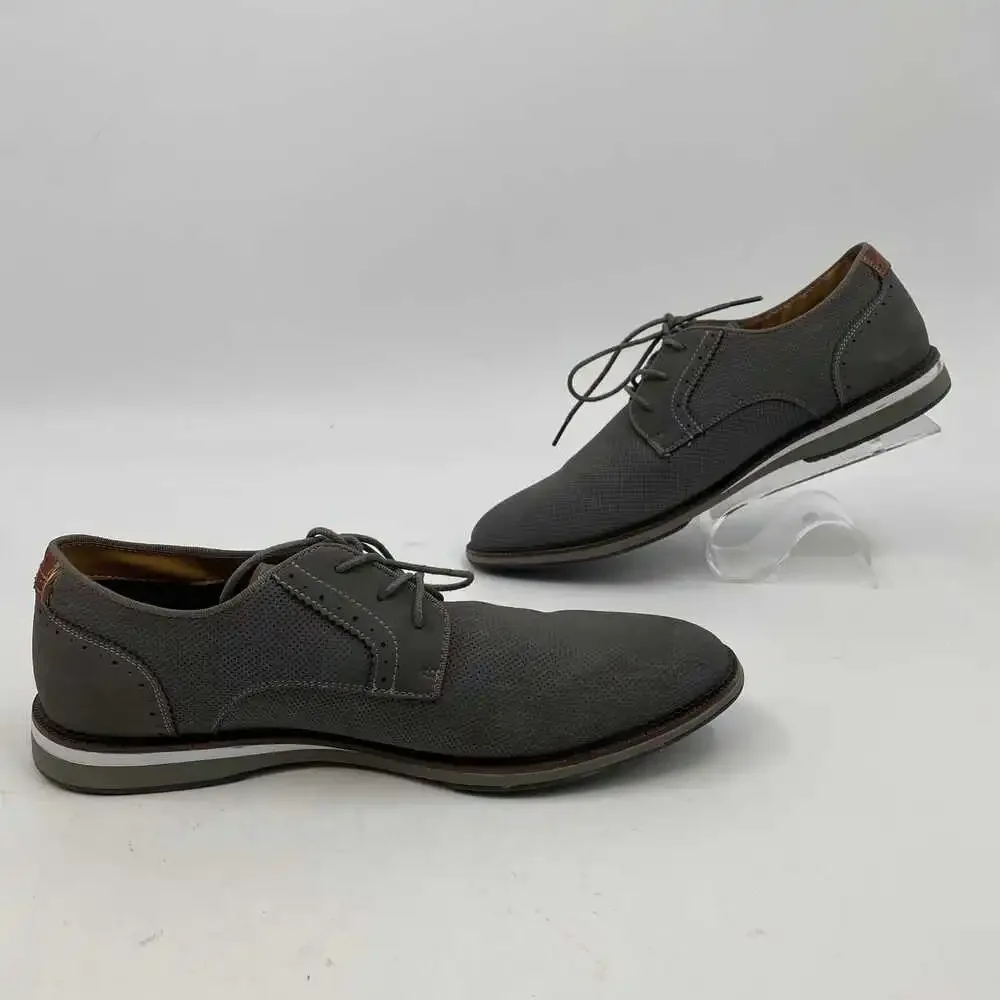 Steve Madden Gray Synthetic Oxford Shoes | Men’s Size 10.5